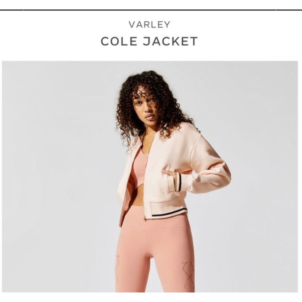 Anthropologie Athletic Varley Bomber Jacket  M